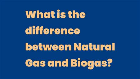 The Difference Between Natural Gas and Carbon。